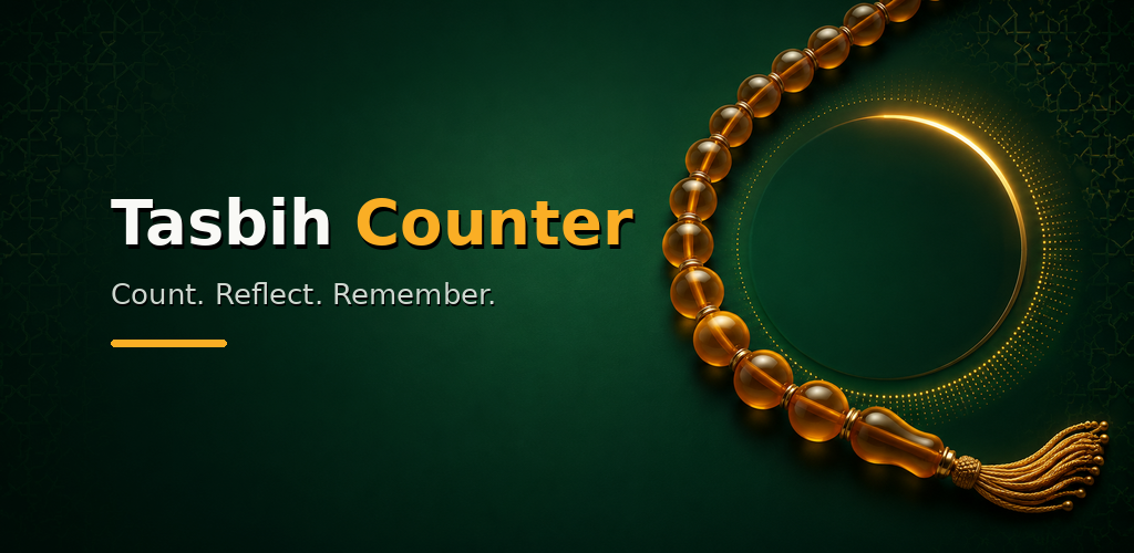 Tasbih Counter feature graphic